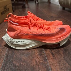 Nike Air Zoom Alphafly Next% ‘Bright Orange’, Size 11.5